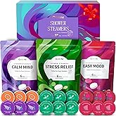 Shower Steamers Aromatherapy - 18 Pack Shower Bombs Natural Organic Essential Oils, Christmas Gifts for Women, Self Care Rela