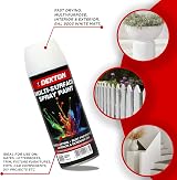 DEKTON Quick-Dry White Matt Aerosol Spray Paint Interior Exterior Metal Wood view 3