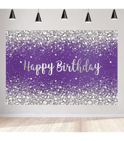 Aperturee Happy Birthday Porch Banner - Pink Pastel Rainbow Cloud Design, 12x72 Inches, Double Set - View #10