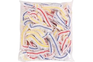 Plastic Bowl Covers 300Pcs Colorful Food Grade PE Plate Covers for Food with Elastic Disposable Leakproof Fresh Keeping Wrap 