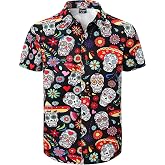 Men's Mexican Cinco de Mayo Novelty Button Down Shirt, S-4XL