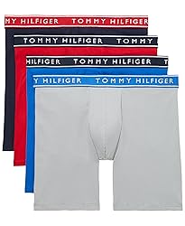 Tommy Hilfiger Men's Cotton Stretch 4-Pack Boxer