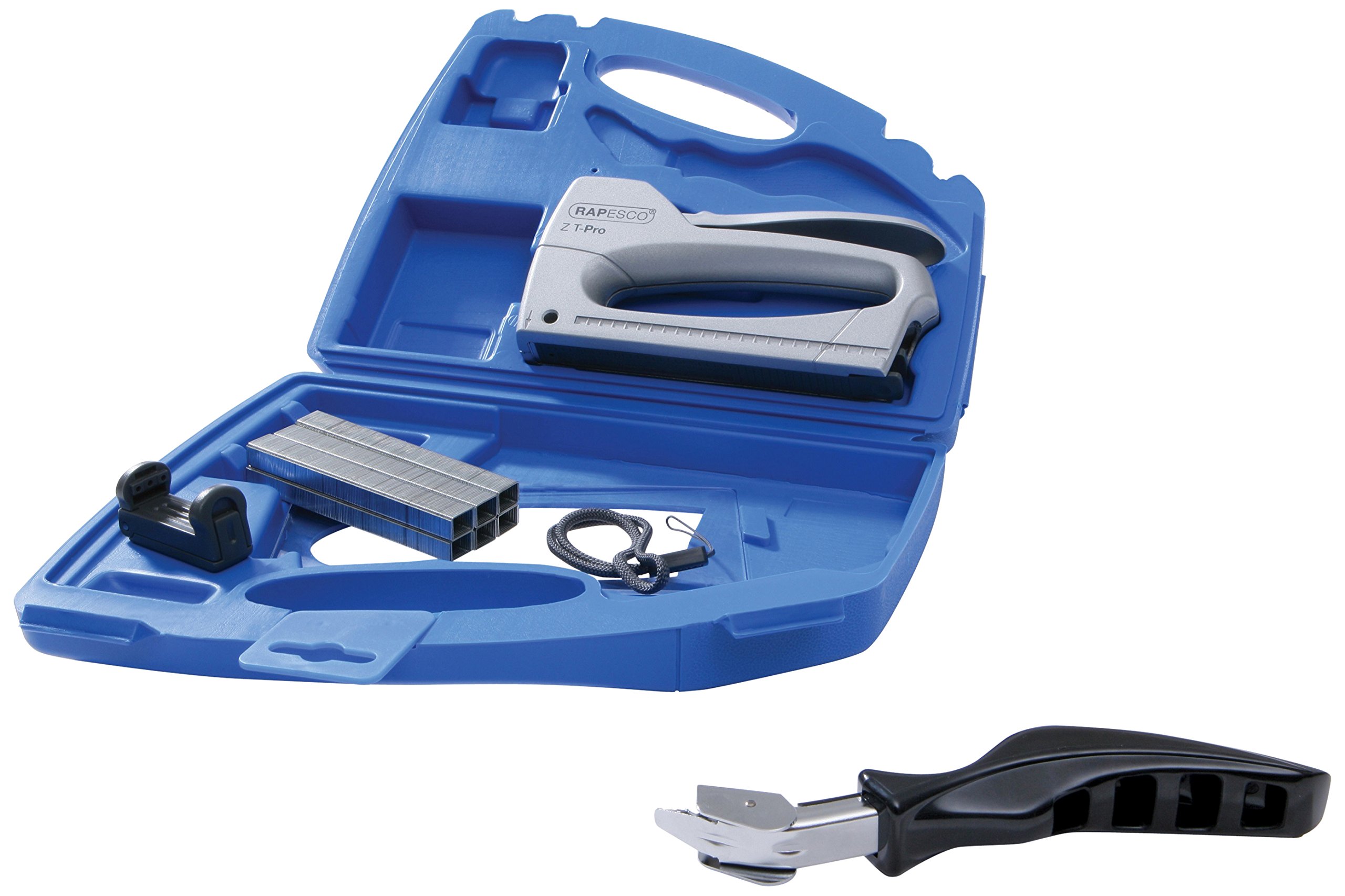 Rapesco 0930 Z T-Pro Staple Tacker with 4000 Staples and Staple Remover R3
