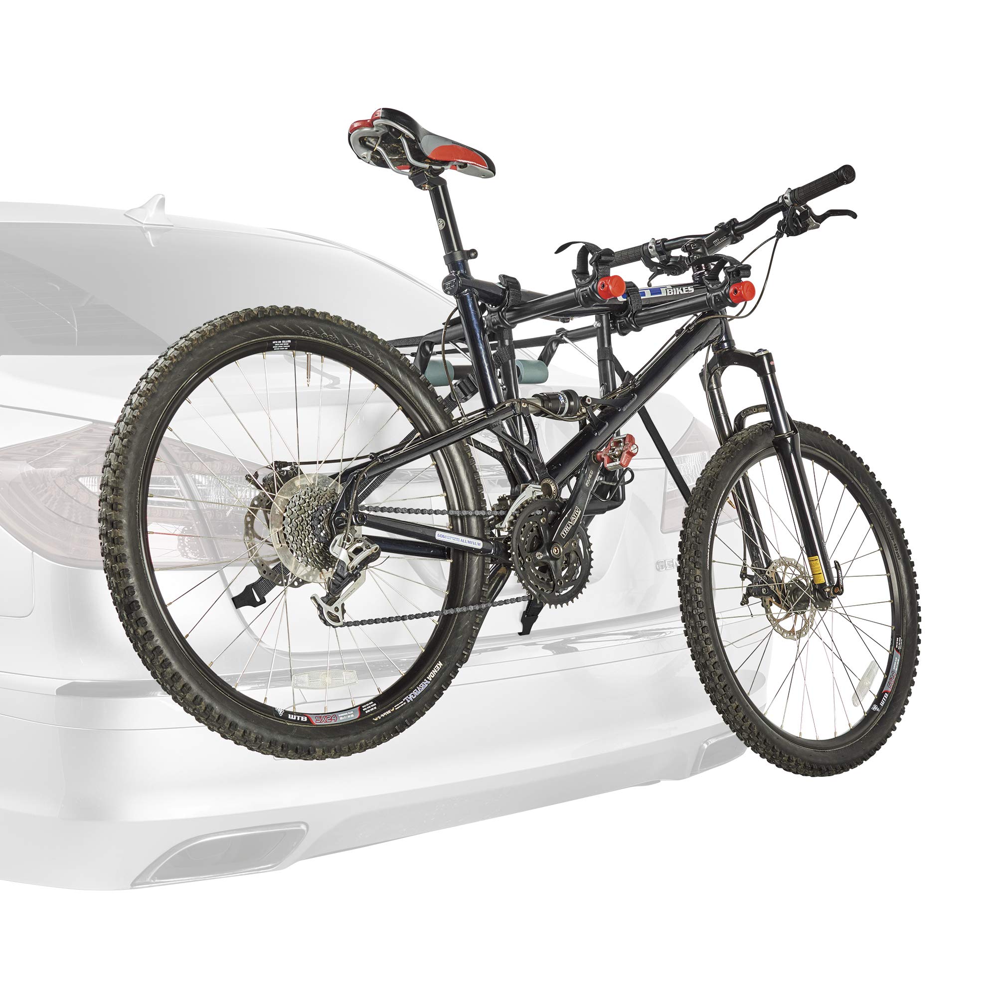Allen Sports Deluxe 2-Bike Trunk Mount Rack, Model 102DN-R, Black