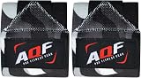 AQF Power Wrist Wraps Pair Grey Camo One Size Fits All view 9