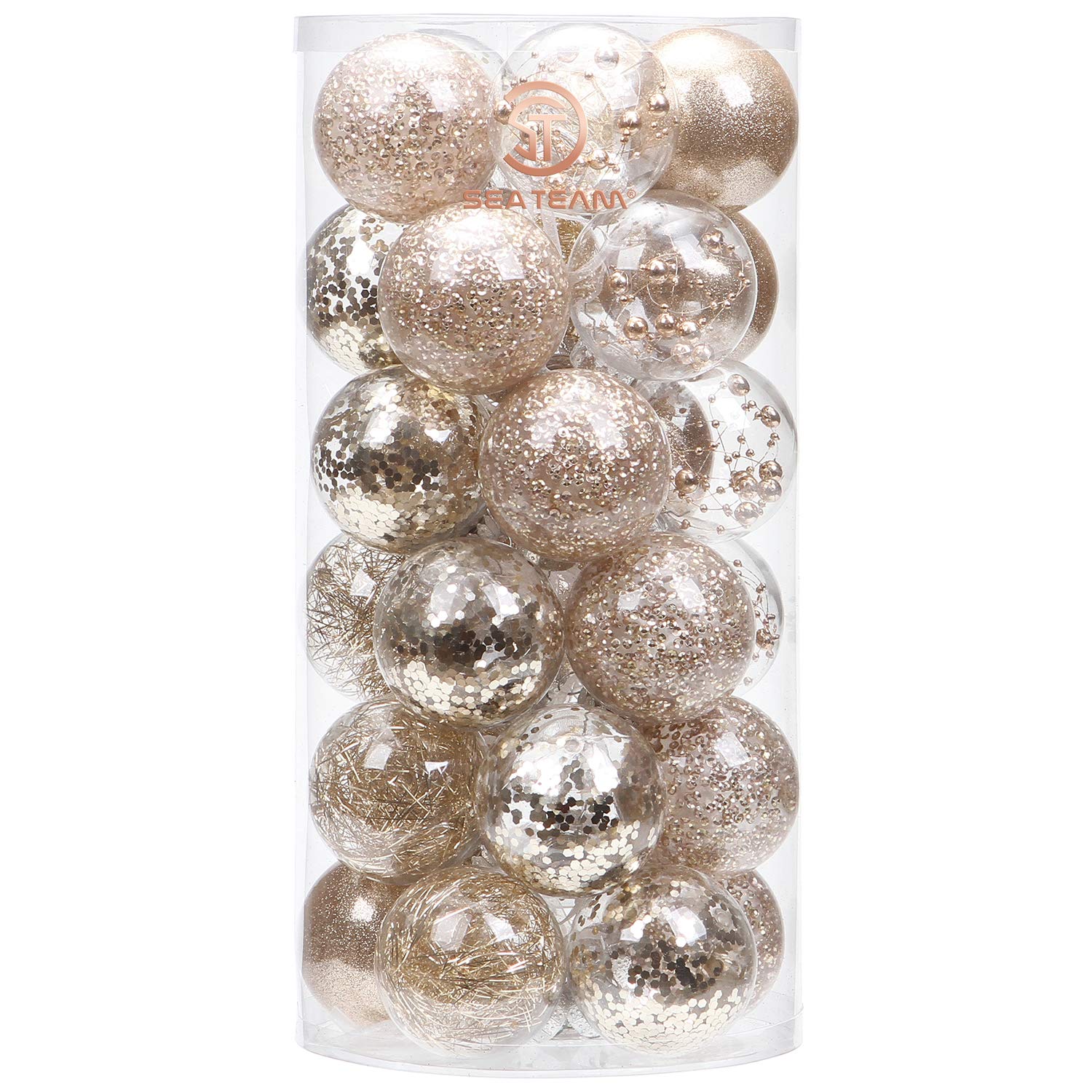 shatterproof clear plastic christmas ball ornaments