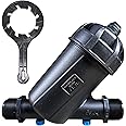 UPLYKKE Irrigation Y Strainer, Disc Filter - 88 GPM, 120 Mesh,NPT Male Thread, 1-1/2"
