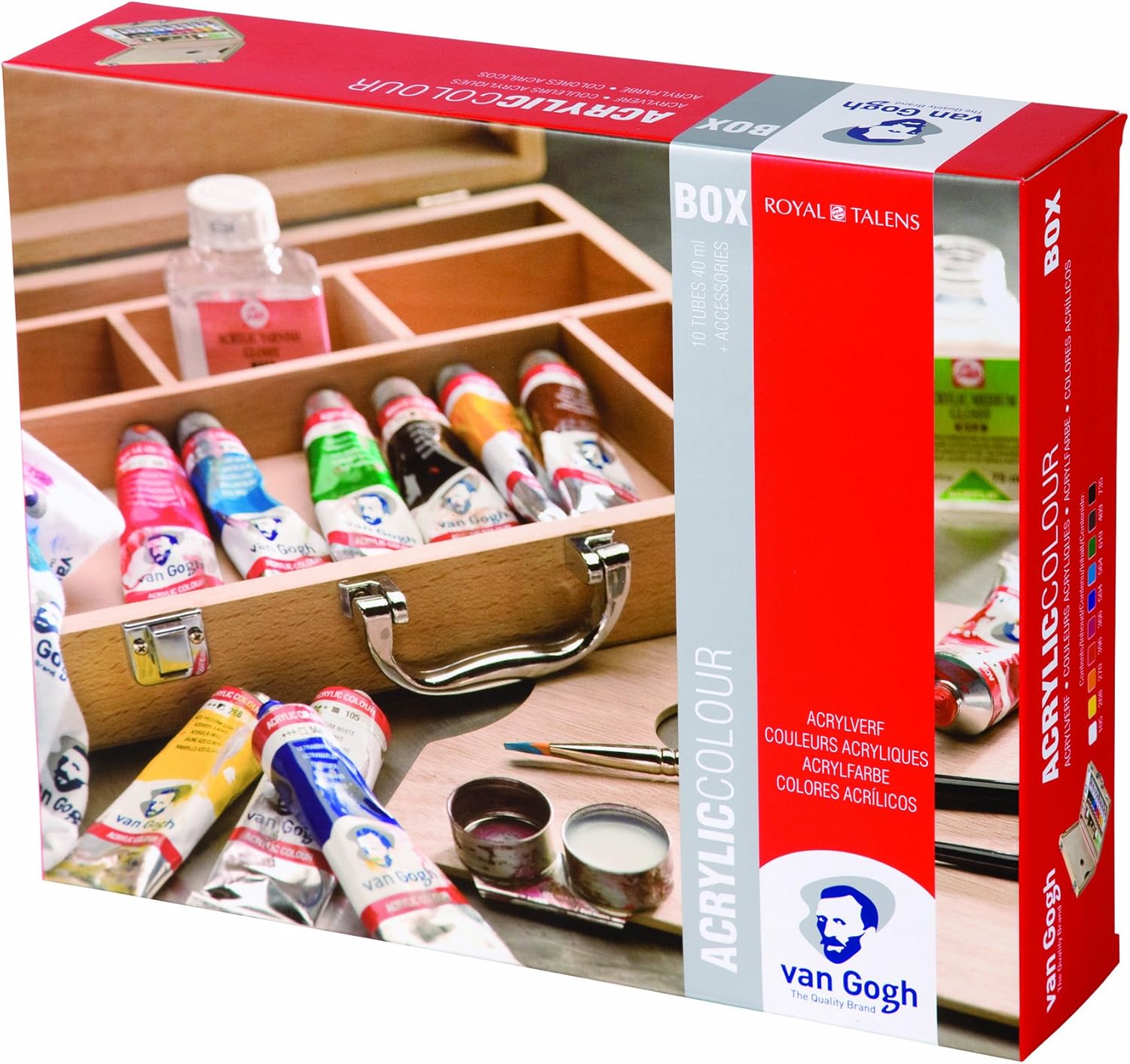 Talens - Caja de pinturas acrílicas Van Gogh: Amazon.es: Hogar