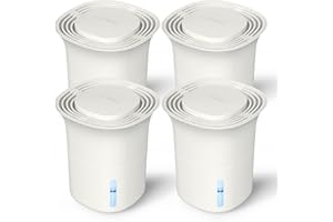CLEVAST Refillable Moisture Absorber Bucket, 12.5 oz, 4 Pack, Refills Cups Humidity Absorbers for Closet, Reusable Dehumidifier Box Removes Moisture, Damp and Humidity for Wardrobes, Bathrooms