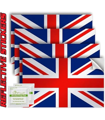 Amazon.com - Black Jack Flag Sticker (Union UK bw White British