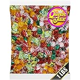 Bulk Hard Candy Individually Wrapped - 1 lb Hard Candy Mix, Perfect for Parties, Holidays, and Candy Bowls - Peppermint Candy, Butterscotch Candy, Cinnamon Disks, Fruit Hard Candy, and More