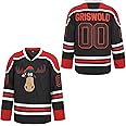 #00 Griswold Movie Hockey Jerseys X-Mas Christmas Vacation Mens Jersey White Stitched M-XXXL