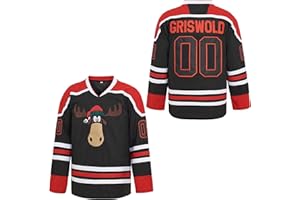 ZREOKOM #00 Griswold Movie Hockey Jerseys X-Mas Christmas Vacation Mens Jersey White Stitched M-XXXL