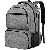 MATEIN Lunch Backpack, 17 inch Insulated Cooler Backpack with USB Charging Port for Women Men, Water Resistant College Lunch Box Backpack with Laptop Compartment for Work Picnic Travel Beach, Gifts
