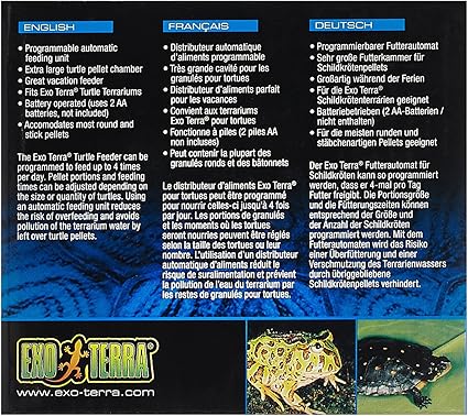 exo terra automatic turtle feeder
