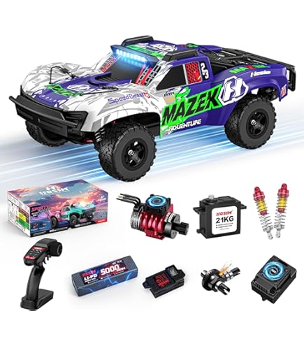 Amazon.com: GTBRacing 1:10 RC Car HPI RS4-3 Steel Refit Upgraded 2
