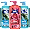 Suave Body Wash Variety Bundle – Ocean Breeze 2-Pack & Wild Cherry Blossom, Gentle & Moisturizing Body Washes with Vitamin E, 30 Oz Ea (3 Piece Set)