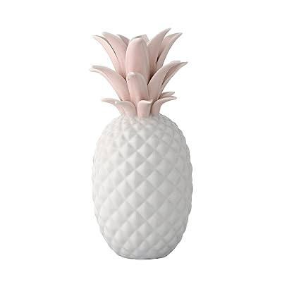 White Ceramic Pineapple 