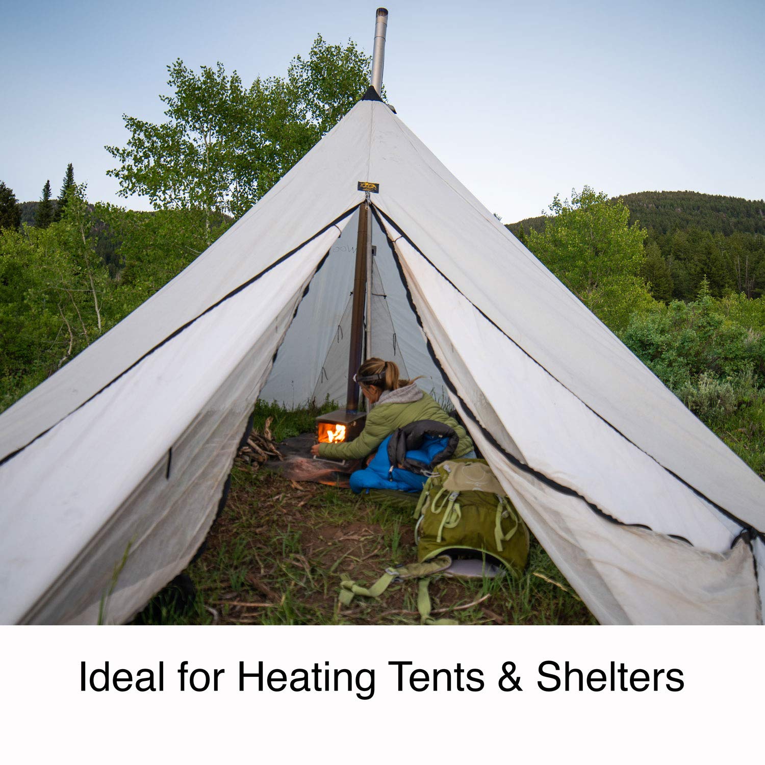 Winnerwell Fastfold Titanium Tent Stove Ultralight 4 Pound Titanium