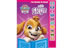 Nick Jr. PAW Patrol - I'm Ready to Read with Skye - Interactive Read-Along Sound Book - Great for Early Readers - PI Kids