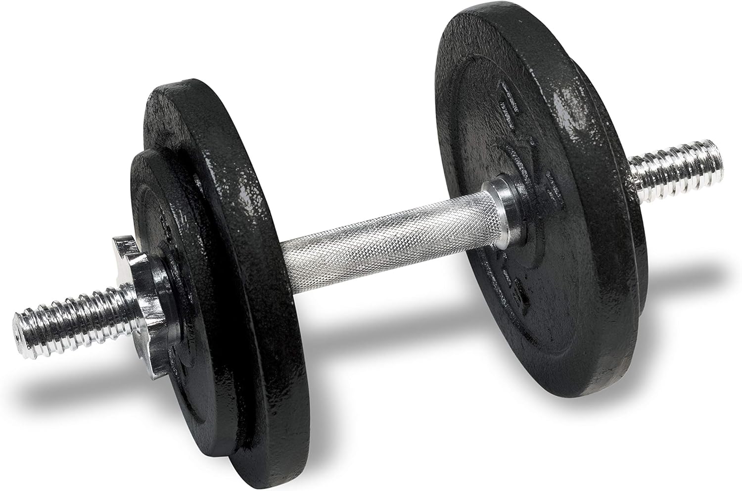 CAP Barbell Standard Adjustable Dumbbell, 25 Pounds, Chrome (RSW2025T