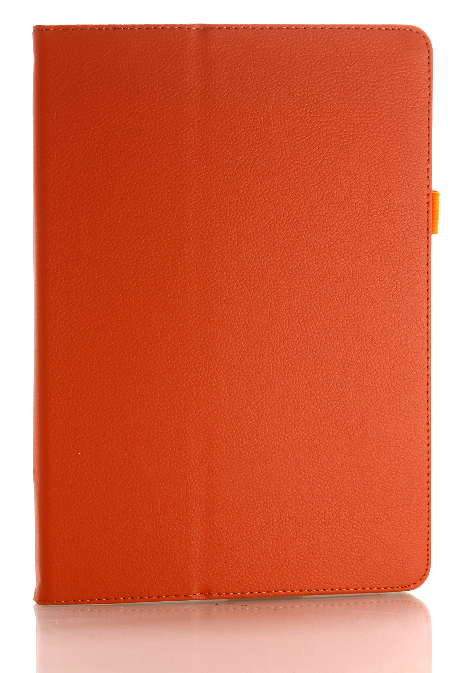 Folio Cover Leather Flip Stand Case For Apple iPad 10.2 9th/8th/7th Generation (2021/2020/2019) and For Apple iPad Pro 10.5 (2017) and For Apple iPad Air 3 (2019) (Orange)