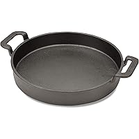 Cuisinart CCP-1000, Pre-Seasoned Cast Iron Griddle Pan, 10"