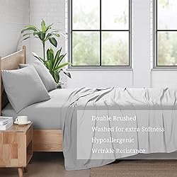 Casa Platino Twin Sheets, 3 Piece Set, Pre-Washed