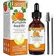 NVXNMSD Pumpkin Seed Oil for Hair Growth - Pure Organic Natural Cold Pressed Hydrating & Repairing Dry, Damaged Hair, Skin Care