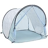 Babymoov Anti-UV Blue Waves Tent UPF 50+ Sun Protection with Pop Up System for Easy Use & Transport (Summer 2024 Edition)