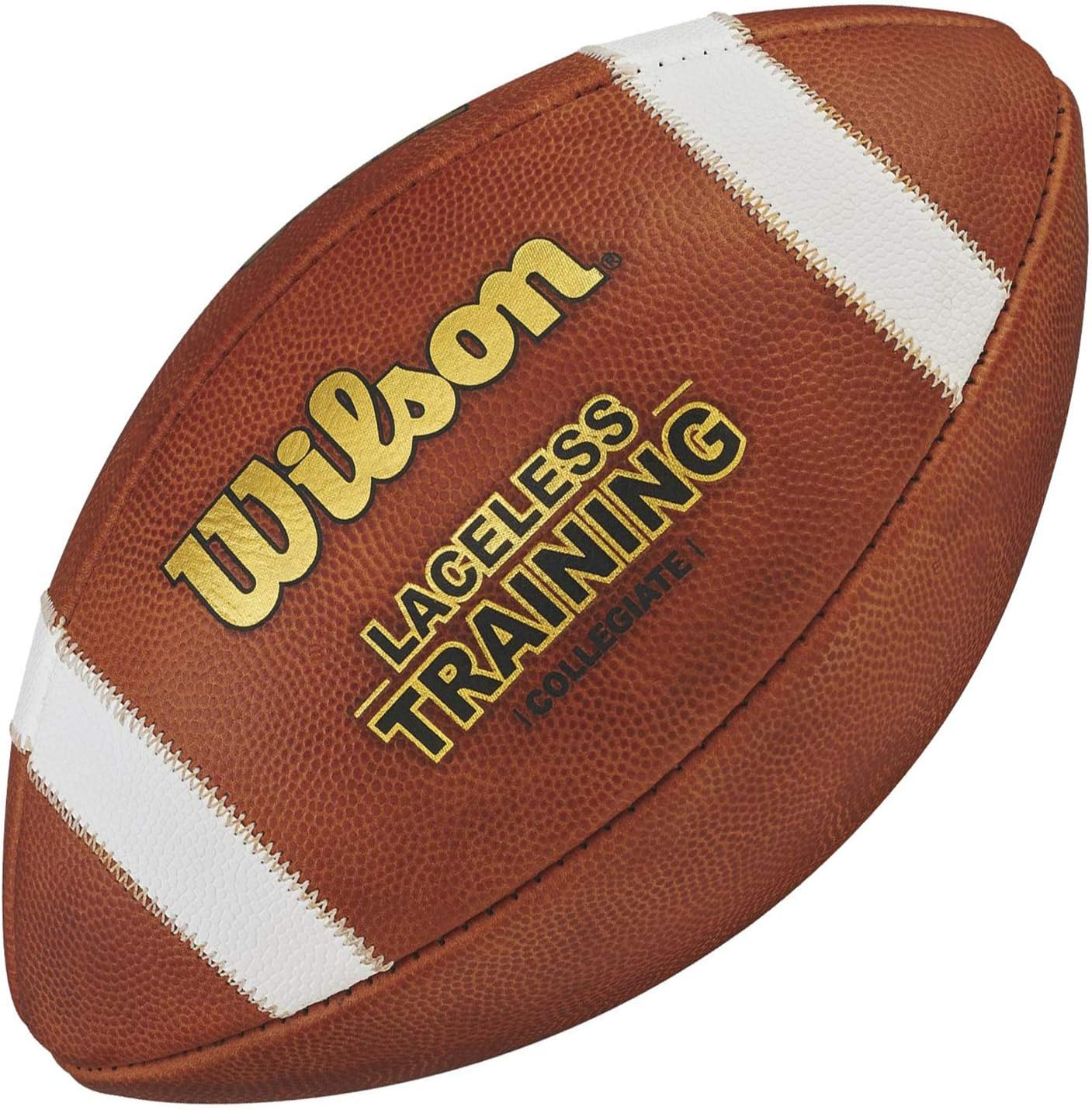 Wilson Laceless Training Football - Official, Brown - Image 3