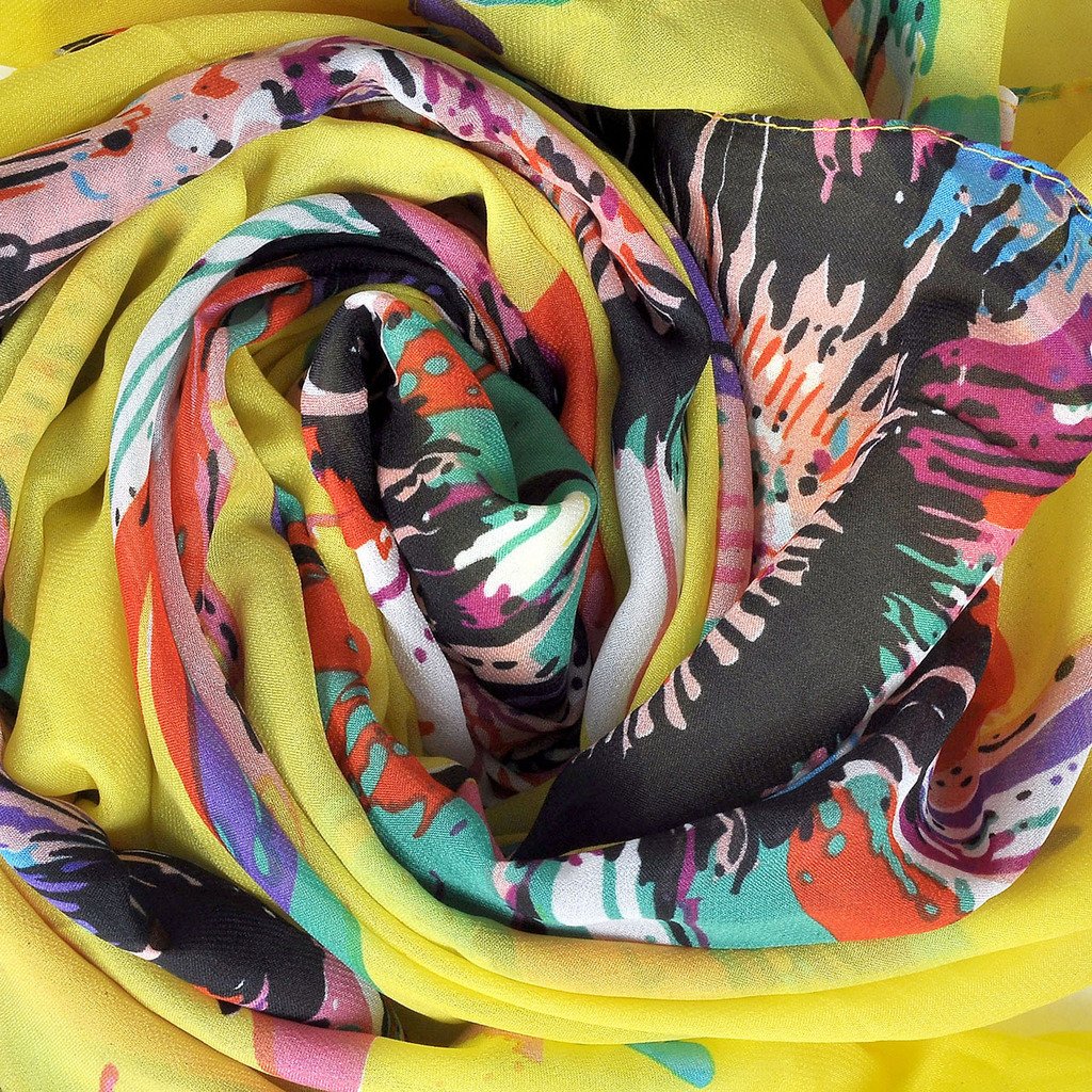 Faleto Womens Chiffon Cover Up Bathing Suit Pareo Sarong Swimwear