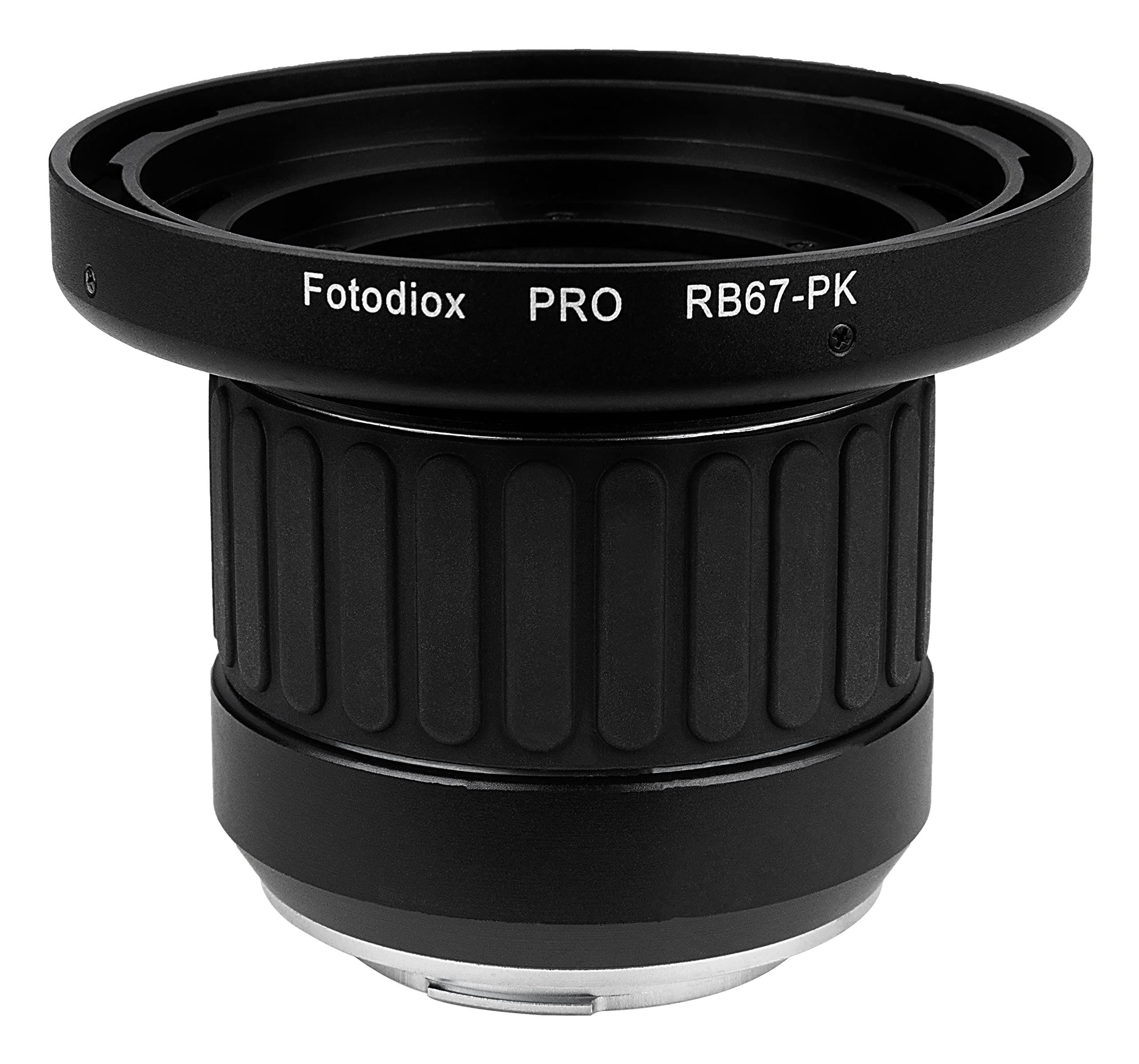 Fotodiox Pro Lens Mount Adapter with Focusing Barrel, for Mamiya RB67 lens to Pentax K-Mount (PK) DSLR Cameras