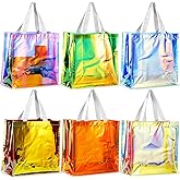 BBTO 6 Pcs Clear Tote Bag Stadium Approved Plastic Hand Bag