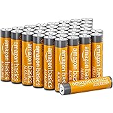 Amazon Basics AAA Alkaline High-Performance Batteries, 1.5 Volt, 10-Year Shelf Life, 36 count