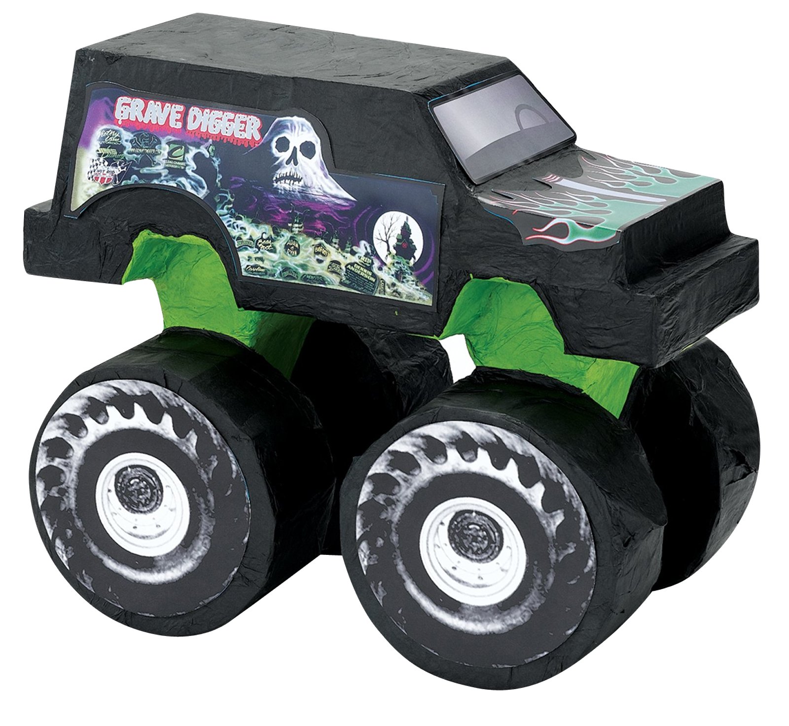 BirthdayExpress Monster Jam Party Supplies Grave Digger Pinata WP