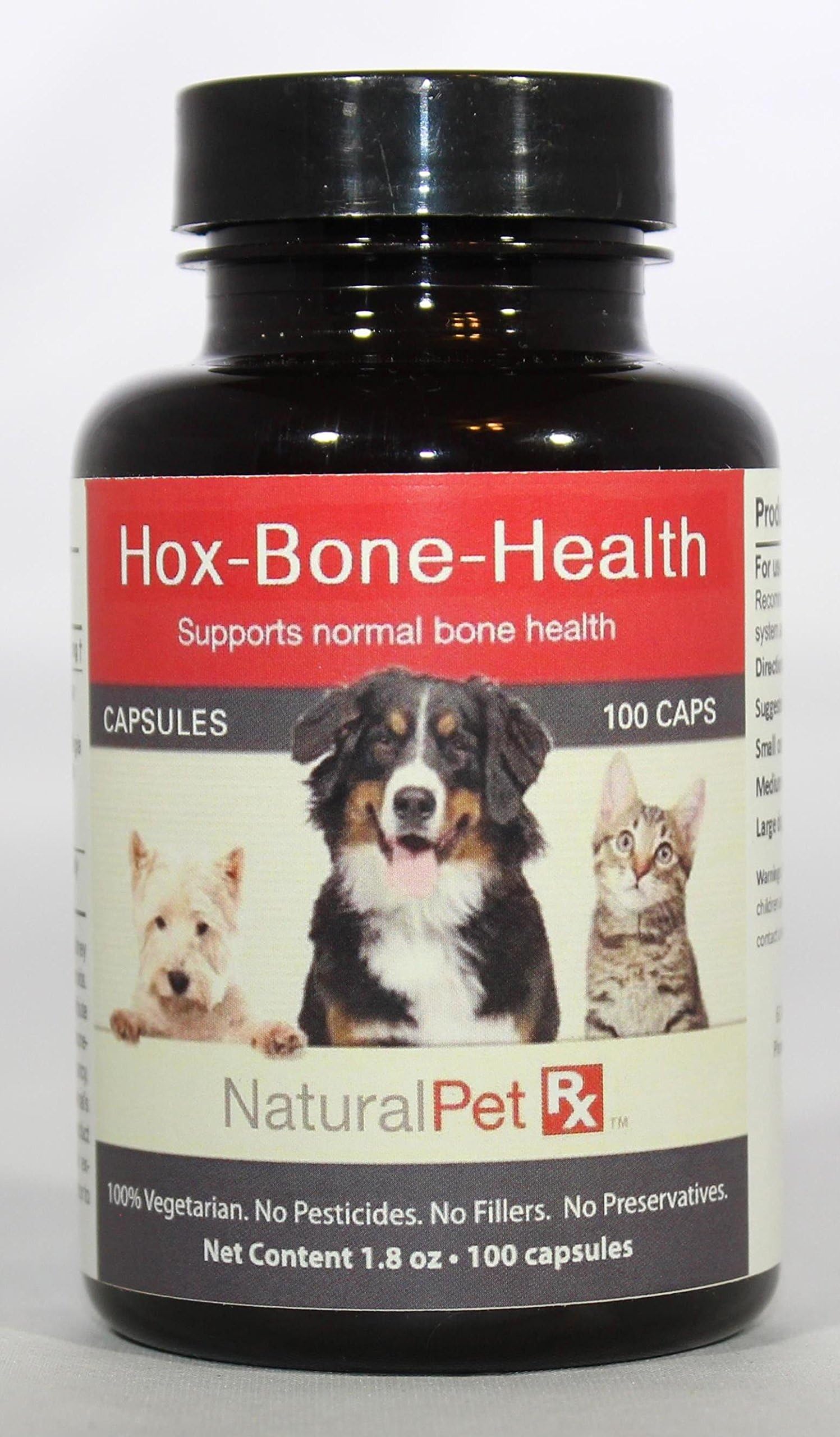 Natural Pet RX Hox-Bone-Health Bone Health Support (100 Capsules)