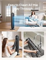 Dreo 20dB Silent Tower Fan 28 ft/s Remote 90° Oscillation 8 Speeds view 7