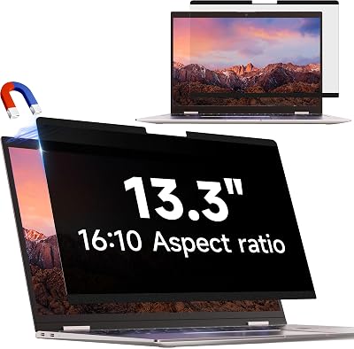 IPROKKO 13.3in Magnetic Privacy Screen 16:10 for Laptops 30° Privacy