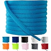 VGUBLG 1 Pair Oval ShoeLaces Athletic Shoe Laces Round Running Shoelace
