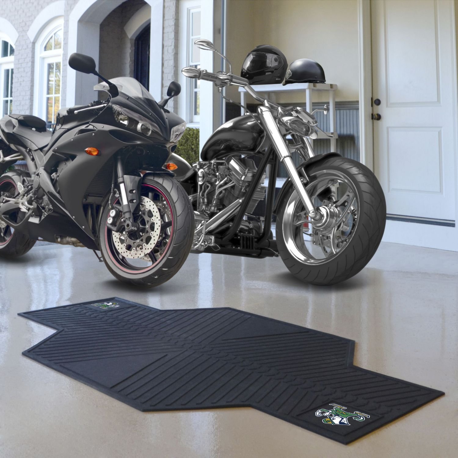 StarSun Depot Indiana Motorcycle Mat Notre Dame 82.5" L x 42" W