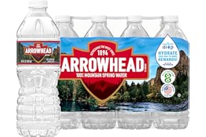 Arrowhead Mountain Spring Water Bottles, 12 Pack - Still Bottled Water with Naturally Occurring Minerals for Taste - 16.9 Fl Oz