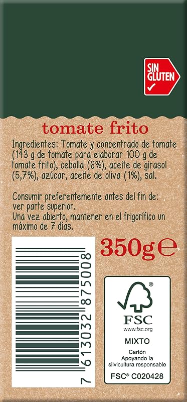 Tomate Frito Estilo Casero Brik pack 12x350g — foto 4 de 7