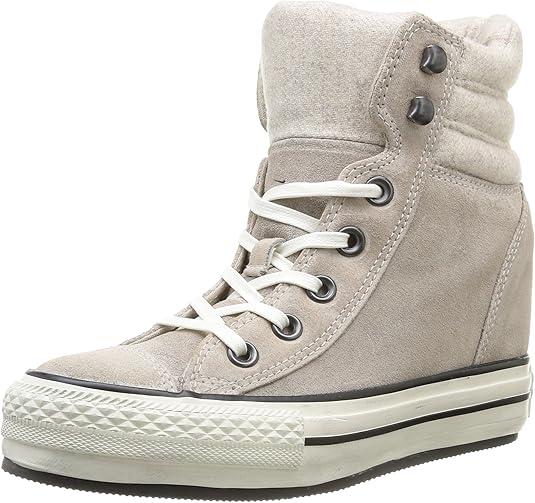 Amazon.com | Converse Womens Chuck Taylor All Star Hi Platform Plus Portrait Grey Sneaker - 11 