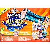 Elmer&rsquo;s All-Star Slime Kit, Includes Liquid Glue Activator and Premade Slime, 9 Count - Perfect for Birthday Parties, Gift Idea, Kids Activity