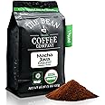 The Bean Organic Coffee Company Mocha Java, Medium Roast, Ground Coffee, 16-Ounce Bag,Café molido tostado organico