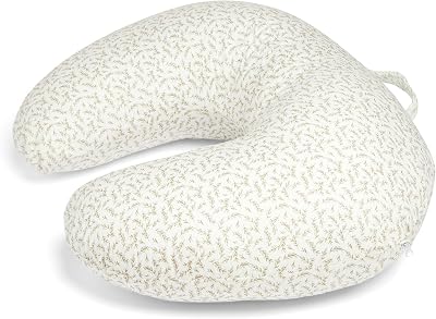 Mamas & Papas Nursing Pillow Leaf – Curved Feeding Support with Removable Cover
