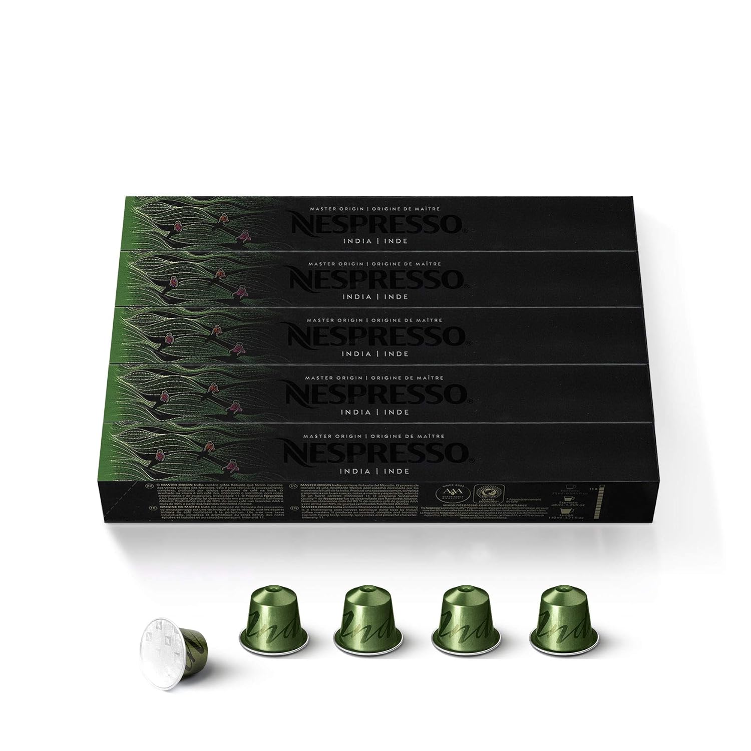 Nespresso Capsules OriginalLine, India Master Origin, Dark