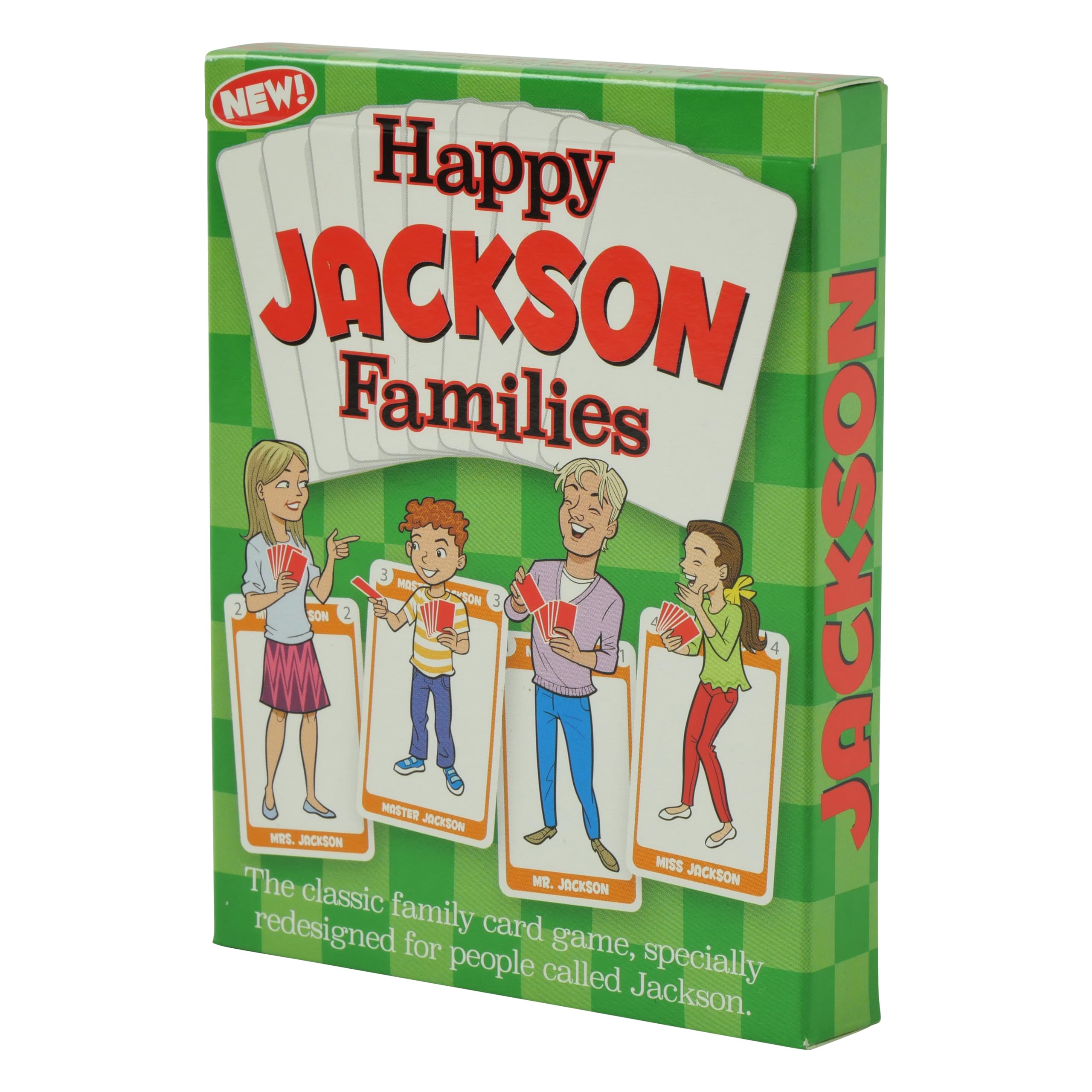 The New Happy Families Personalised Family Card Games: Jackson Family Edition