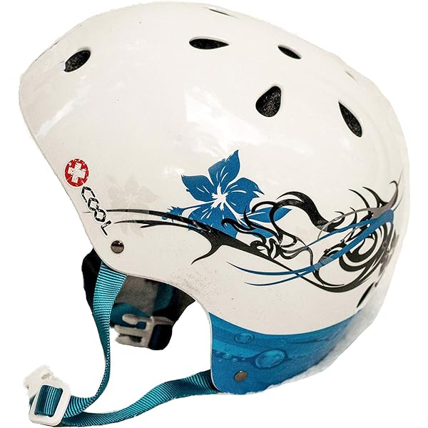 Medium White With Flowers Xcool Helmet Amazon Com Au Sports Fitness Outdoors